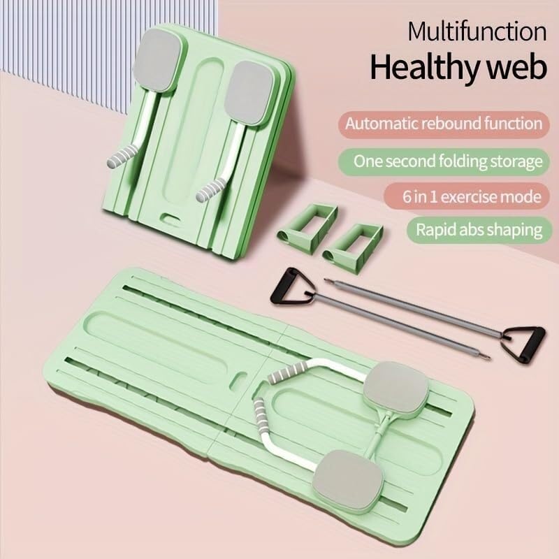 Máquina de ejercicios con rodillo para abdominales de alta resistencia y base estable 3