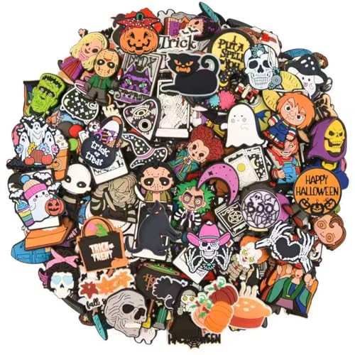 30 Pieces Women Halloween Shoe Charms Boys Cute Witch Shoe Accessories for Party Favor
