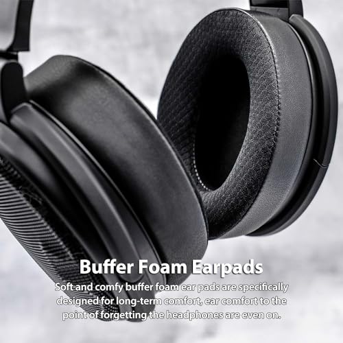 Repuesto de Almohadillas para HD650, HD660 S, HD600, HD6XX, HD58X, HD580, HD565, HD545, HD535 Auriculares por TRANSTEK - Orificio Interior Más Profundo, Aislamiento de Ruido, Espuma de Memoria (Malla de Gel Refrescante) miniatura 6