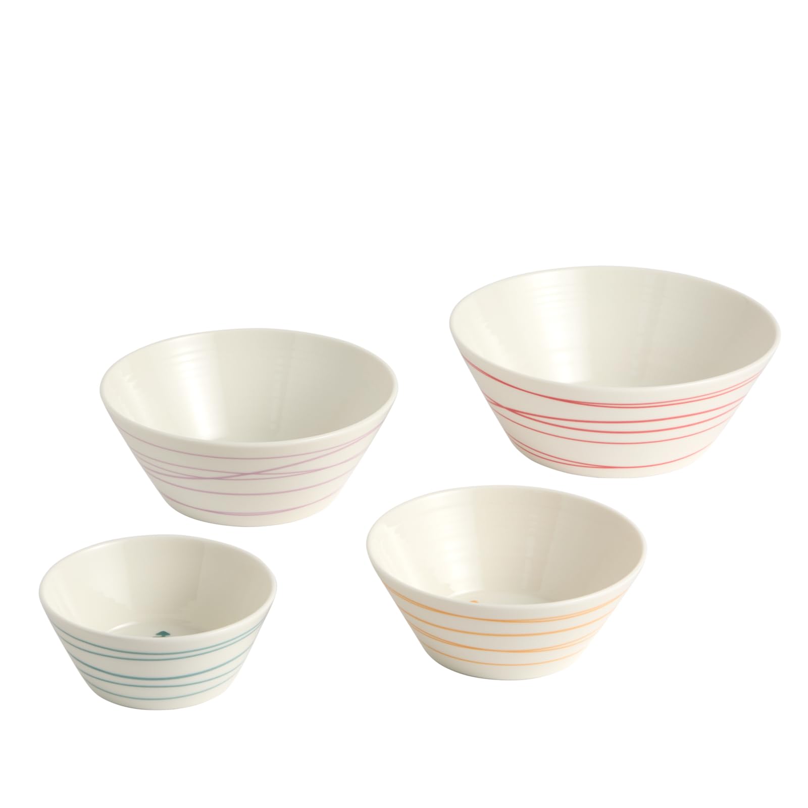 Royal Doulton 1815 Christmas Stacking Bowl Mixed Pattern Set of 4