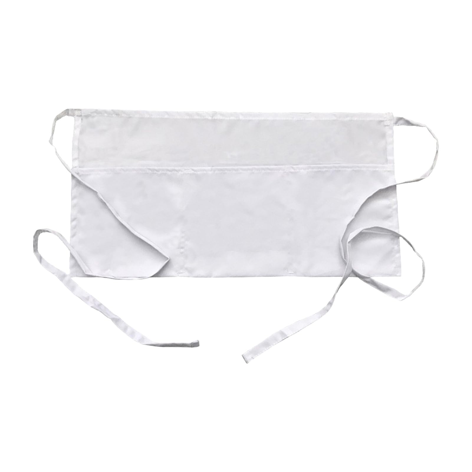 matumou Half Apron 3 Pockets Adjustable Strap Men Women Waitress Waiter Kitchen Chef Cafe Restaurant Bakery Flower Shop Barista Server