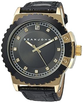 お*が様 sean john 腕時計 SEAN JOHN BLACK DIAMOND Blue Face/Silver Band WATCH | eBay