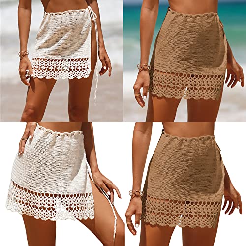 Vestido crochet playero con detalles de borlas 2
