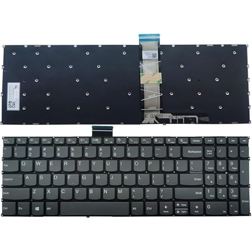 Lenovo用 Ideapad用 Yoga用 Slim 7-15IIL05 7-15IMH05 7-15ITL05用 ラテン語/米国/ロシア語/英国/スペイン語/フランス語用 AZERTYノートパソコンキーボード(US No backlit)
