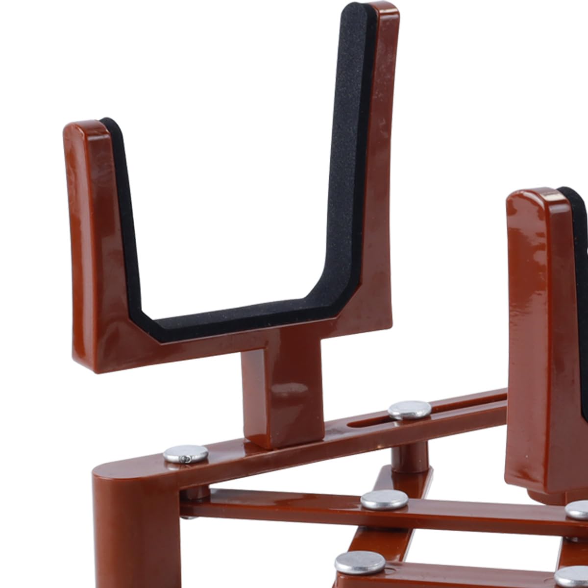 Ausi Soporte para violín, profesional, portátil y plegable, accesorio para instrumento, color rojo