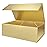 Gold Gift Box 12 x 6 x 4 with Magnetic Closure Lid Gifts Boxe for Presents,Bridesmaid Gifts Box,Cute Boxes,Birthday Gift box,Luxury for Gifts Packaging, Magnetic Gift Boxe for Wrapping Gifts (Gold)