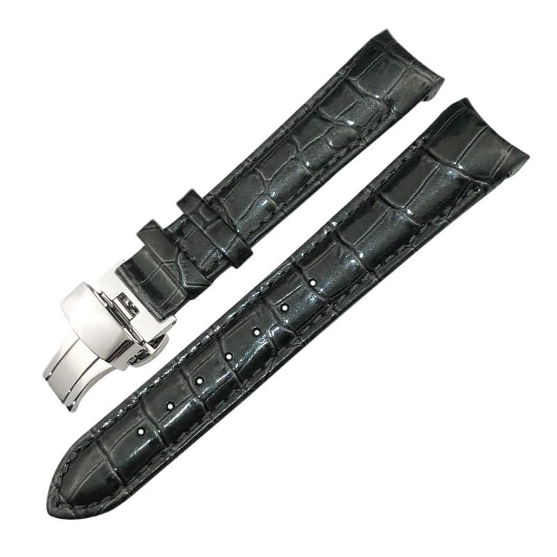 ZUC Paski do zegarków ze skóry bydlęcej 18 mm do Tissot 1853 T035.207 T035 pasek do zegarka damski czarny biały fioletowy czerwony bezpłatne narzędzia