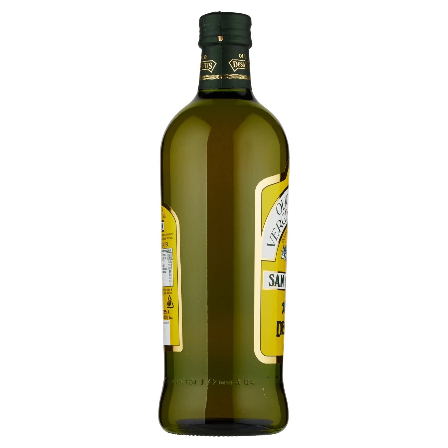 Lot de 3 huiles d'olive Desantis San Giovanni extra vierge Olio Extra Vergine di Oliva + Italian Gourmet Polpa 400 g
