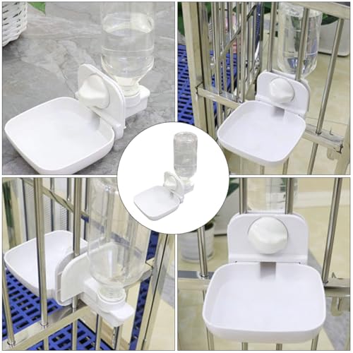 Dispensador automatico de agua para mascotas conejos chinchillas botella de plastico 450ml 5