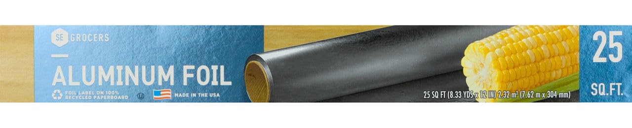 SE Grocers, Aluminum Foil 25 Square Feet