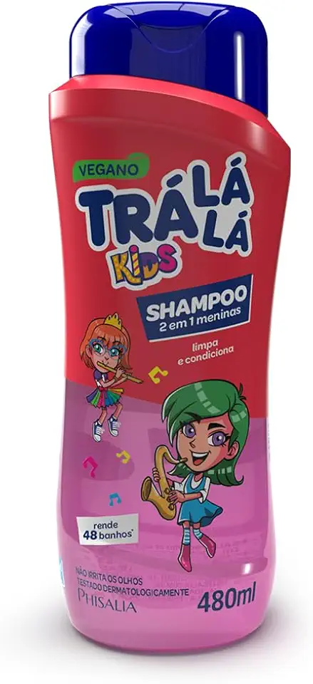 Tra La La - Shampoo Tra La La 480Ml 2X1 Meninas