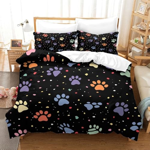Housse de couette lézard hypoallergénique avec fermeture éclair résistante en microfibre