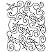 God Bless America Background Quilting Stencil