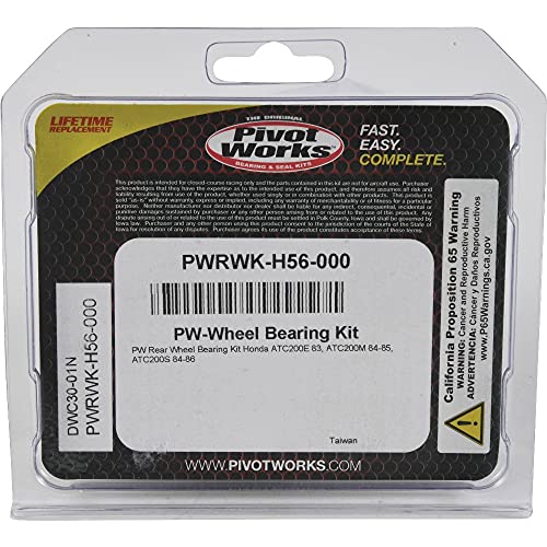 Pivot Works Pwrwk-H56-000 Rear Wheel Bearing Kit #TOP5