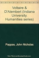 Voltaire & D'Alembert (Indiana University. Humanities series) B0007DPJN8 Book Cover