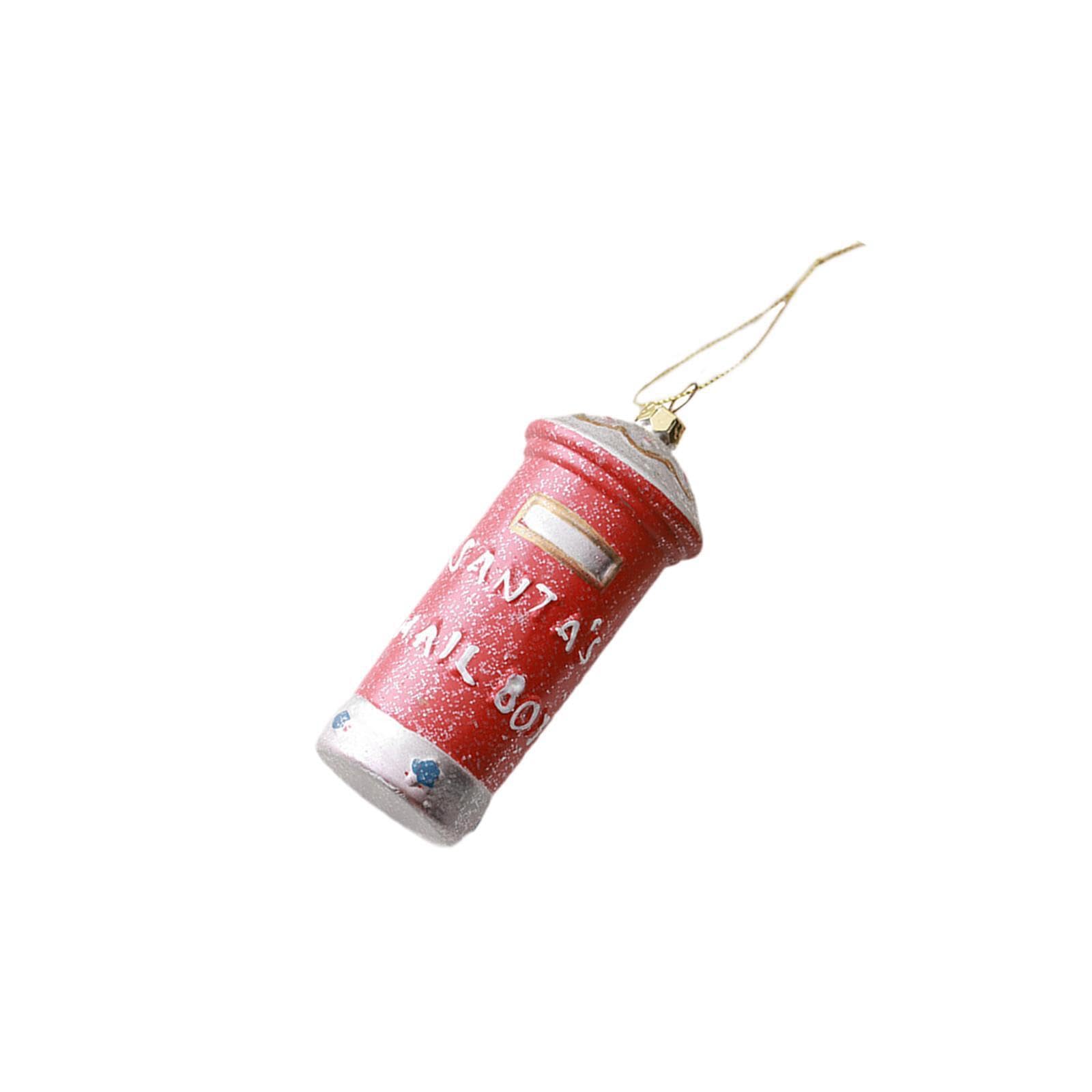 YIXANNX Breathtaking Christmas Tree Decor Ornament Mini Santa Mailbox Charm Adding Of Wonder Beautiful And Unique Christmas Elements Add Strong Festival