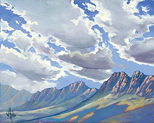 ArtExpertLa Brecha by William Hawkins - 32 x 24 Premium Gallery Stretched Canvas Ready to Hang