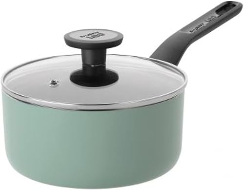 Miniatura 3 de BergHOFF Sage - Juego de utensilios de cocina antiadherentes, tapa de vidrio con ventilación de vapor, aluminio prensado, revestimiento