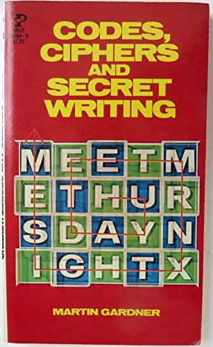 Codes Ciphers & Secret Writings B001FBMB8W Book Cover