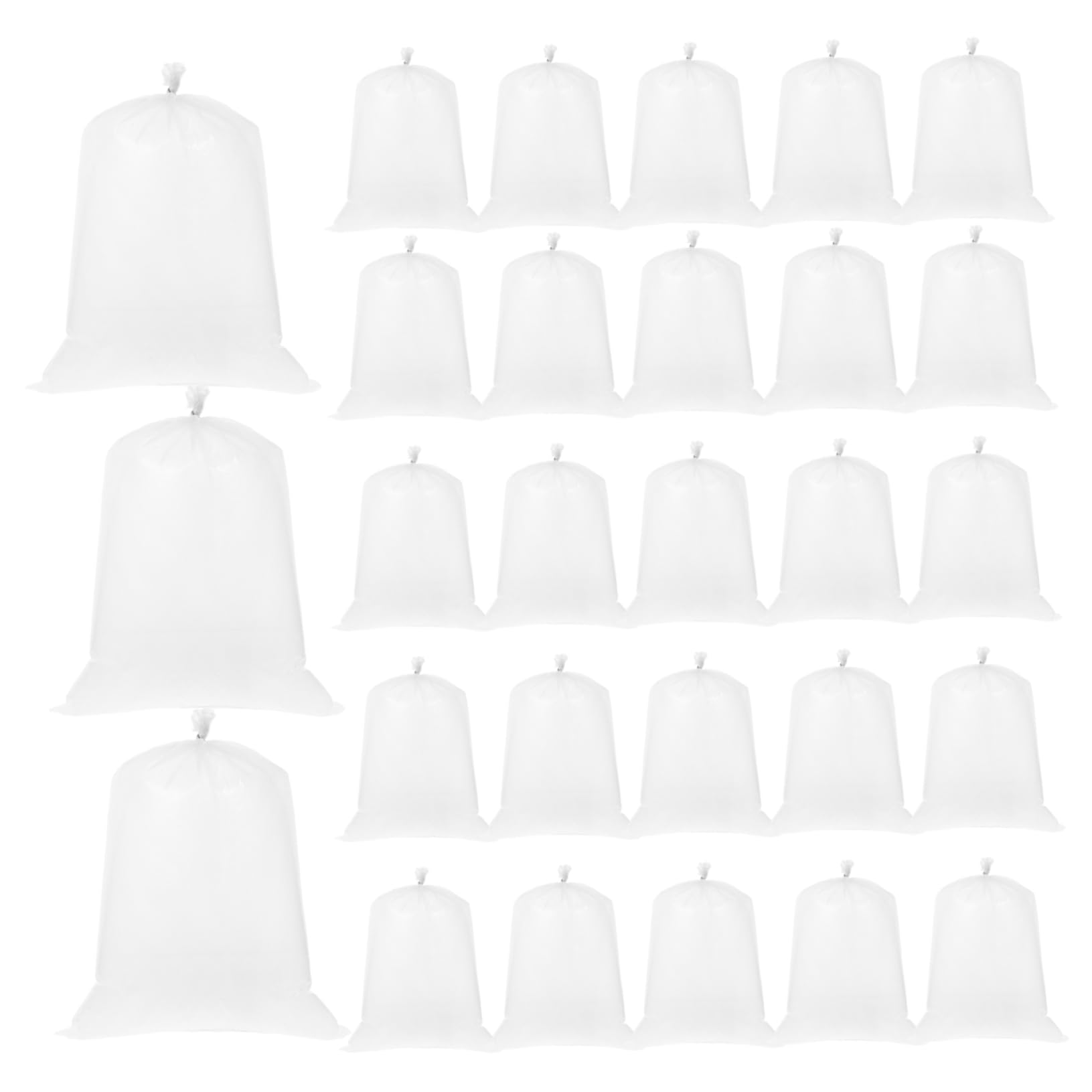 SOLUSTRE Cotton Candy Push Pop Bags 100pcs Candy Bulk Bags Plastic for Halloween Birthday Parties