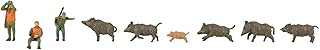 FALLER Hunters & Wild Boar Figuren Set FA151701 HO Gauge