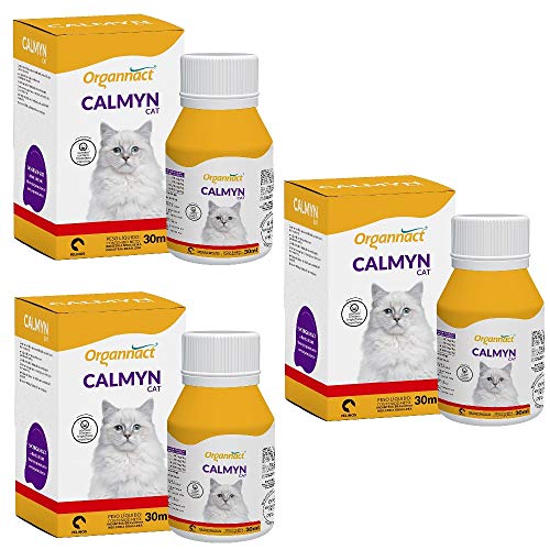 Combo 3un Suplemento Vit. Organnact Calmyn Cat 30ml Cada