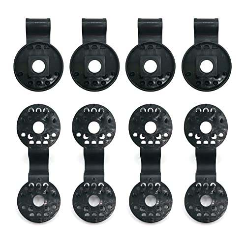 50 clips de fixation pour filet occultant, filet d'ombre, brise-vue, filet de protection de clôture