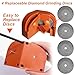 Drill Bit Sharpener,Portable Drill Bit Sharpener,Multipurpose Drill Bit Grinding Sharpener with 4 Grinding Wheels for All Bits(5/64''- 5/8''),Afilador De Brocas,Knife Sharpener Tool (Orange)