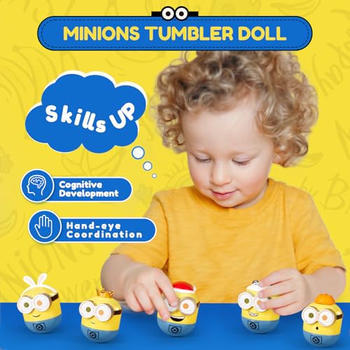 Minions EC360111 Blind Box Figures, Mini Wobbler Toys Action Figures For Home Decor Desk Accessories, Despicable Me Collectible Toys thumb #3