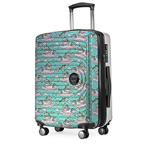 Hauptstadtkoffer – MITTE – Valise à Main à Roulettes, Bagage Cabine avec Extension de Volume de 8 cm, Verrouillage TSA, 4 Roulettes Jumelées Caoutchoutées, 55 cm, 55 L, UNICORN Weiß