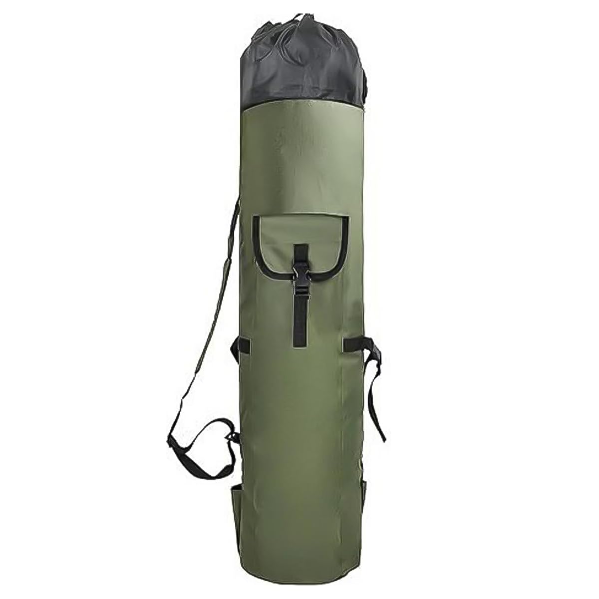 Sarini Borsa per Canna da Pesca Borsa da Trasporto per Attrezzatura da Pesca Portatile all'aperto Borsa per Attrezzi da Pesca con 5 portacanne