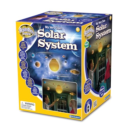 Système solaire Brainstorm Toys : veilleuse motorisée pour plafond de chambre d'enfant