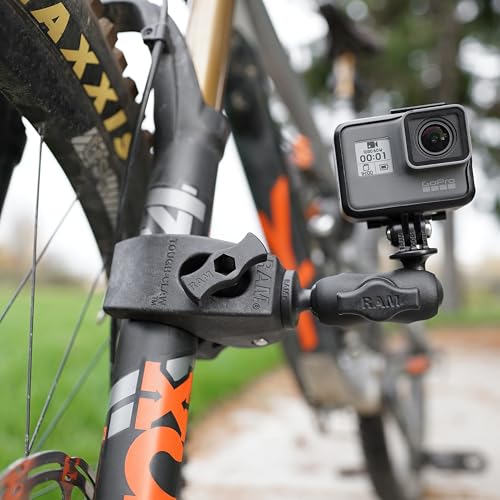 Image of RAM MOUNTS B Size 1 inch Double Socket Mount Arm - Short (RAM-B-201U-A) (Pack of 2)