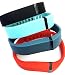 Set Large L 1pc Black 1pc Slate 1pc Red (Tangerine) 1pc Teal (Blue/Green) Replacement Bands with Clasps for Fitbit FLEX Only /No tracker/ Wireless Activity Bracelet Sport Wristband Fit Bit Flex Bracelet Sport Arm Band Armband