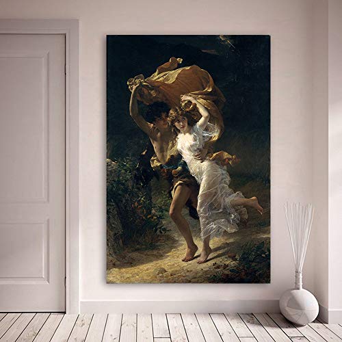 Toile décorative La Tempête par Pierre Auguste Cot finition premium - 2