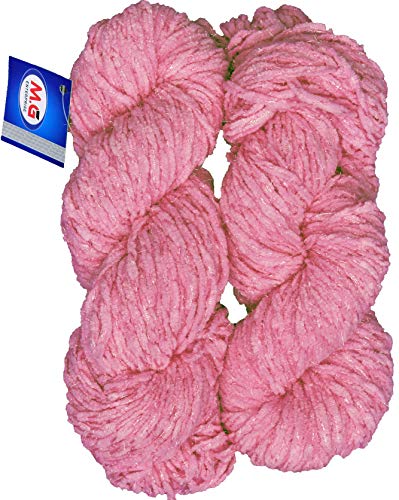 Image of Knitting Yarn Thick Chunky Wool, Gogly Gajri 400 gm. Best Used with Knitting Needles, Crochet Needles Wool Yarn for Knitting. by SIMI ENTERPRISE