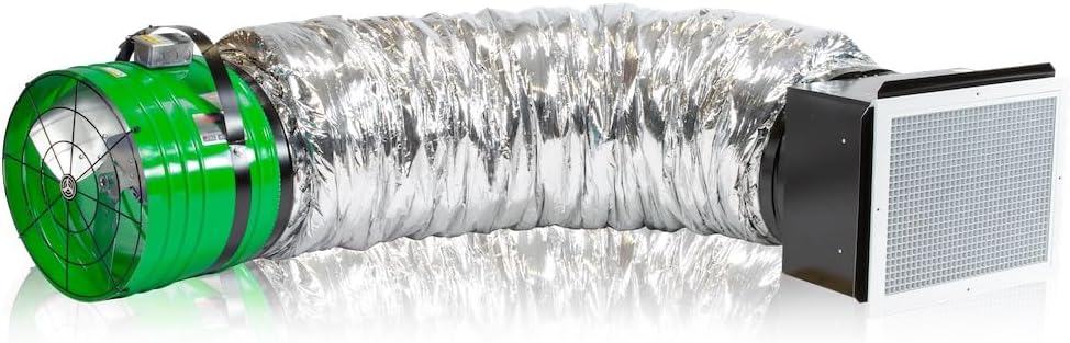 QC ES-2250 Energy Saver Advanced Whole House Fan - Up to 2465 CFM - As low as 80 watts - Two Speed - Covers up to 1,246 SQFT - 10 Year Warranty - Removable Grille - R5 Insulated Dampers