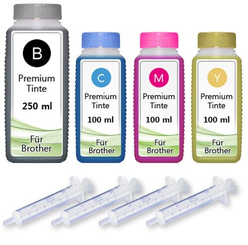 Inkadoo 550ml Nachfüll Tinte LC-3217 kompatibel für Brother MFC J5330DW J5335DW J5730DW