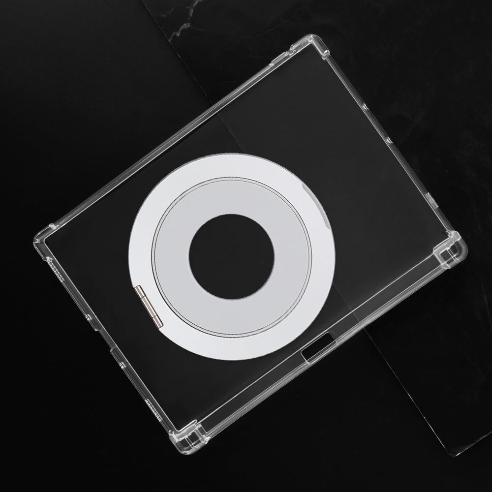Case and Tablet Stand for Onyx Boox Note X5 Mini - Clear+Silver image 3