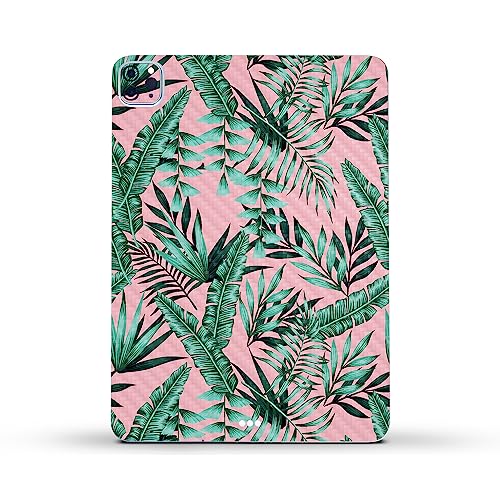 Image of MightySkins Carbon Fiber Skin Compatible with Apple iPad Pro 11 inch M2 4th Gen (2022) Full Wrap Kit - Two Tone Tropical | Protective, Durable Textured Carbon Fiber Finish | Made in The USA