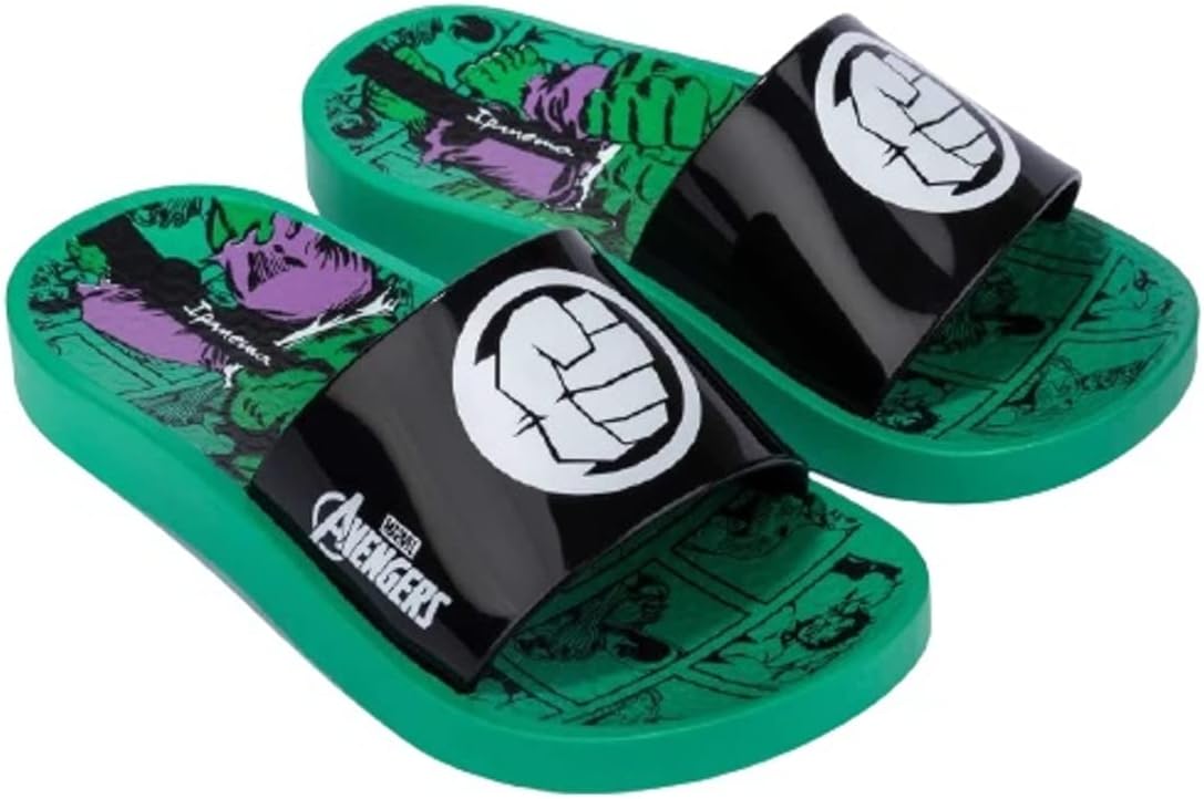Chinelo Slide Marvel, Ipanema Kids, criança-unissex