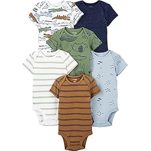 Simple Joys by Carter’s Boys’ 6-Pack Short-Sleeve Bodysuit