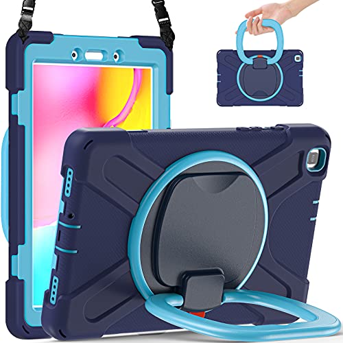 Coque Samsung Tab A 8.0 antichoc enfant évite la casse avec poignée rotative