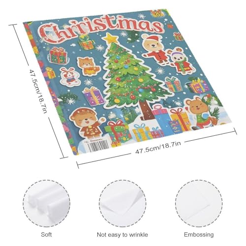 Servilletas de Tela Reutilizables Impresas 2 Piezas miniatura 2