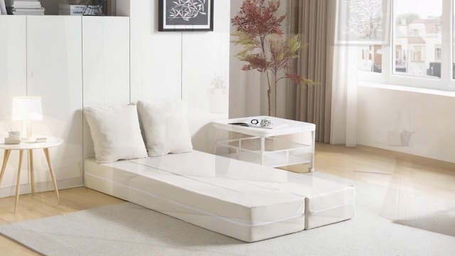 Amazon｜BTYJLEBE ソファーベッド 一人用 ローソファー【国際規格