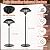 Glooglitter Patio Electric Outdoor Heater Stainless Steel 1500W Standing Infrared Heaters with Dust Cover for Indoor/Outdoor Use, 3 Heat Settings, Fast Heating, Height Adjustable, Tip-Over Protection