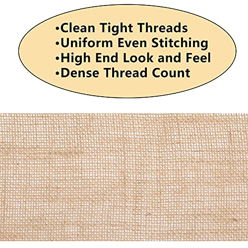 49 Yards Burlap Fabric Natural Jute Fabric Ribbon Crafts Ribbon Wedding Burlap Fabric Diy Ribbon For Christmas Wedding Thanksgiving Decoration (4 Inch Wide) #TOP2