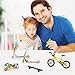 Hxezoc 31 Pcs Mini Finger Toys Set with 4 Pcs Bikes 6 Pcs Skateboards 2 Pcs Scooters 4 Pcs Energizer Boards and Other Accessories Fingertips Model Toys for Boys Kids Decoration Supplies