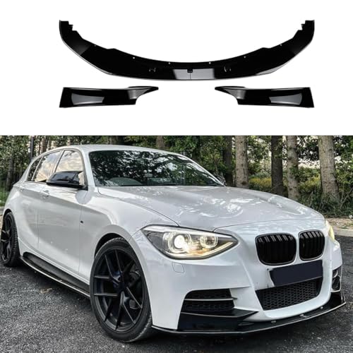 Parachoques Delantero de Coche para BMW 1 Series F20 M Sport 2012-2014, Kit Divisor de alerón de carrocería ABS