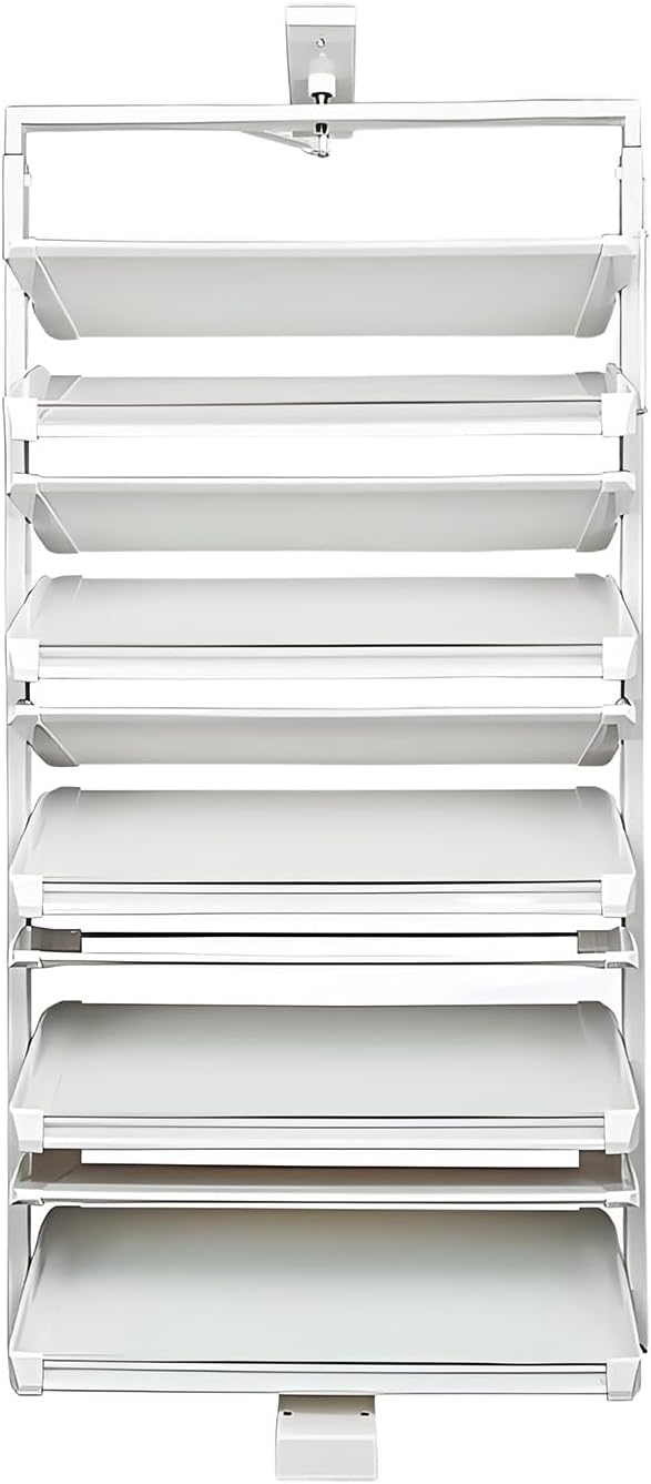 Shoe Storage Cabinet Cabinets Hallway Slim Cupboard Cupboards Hallways Slimline，Shoe Rack 360°Rotating Pull-Out,Height-Adjustable Rotating Shoe Cabinet,Vertical Shelf Organizer,for Bedroom W